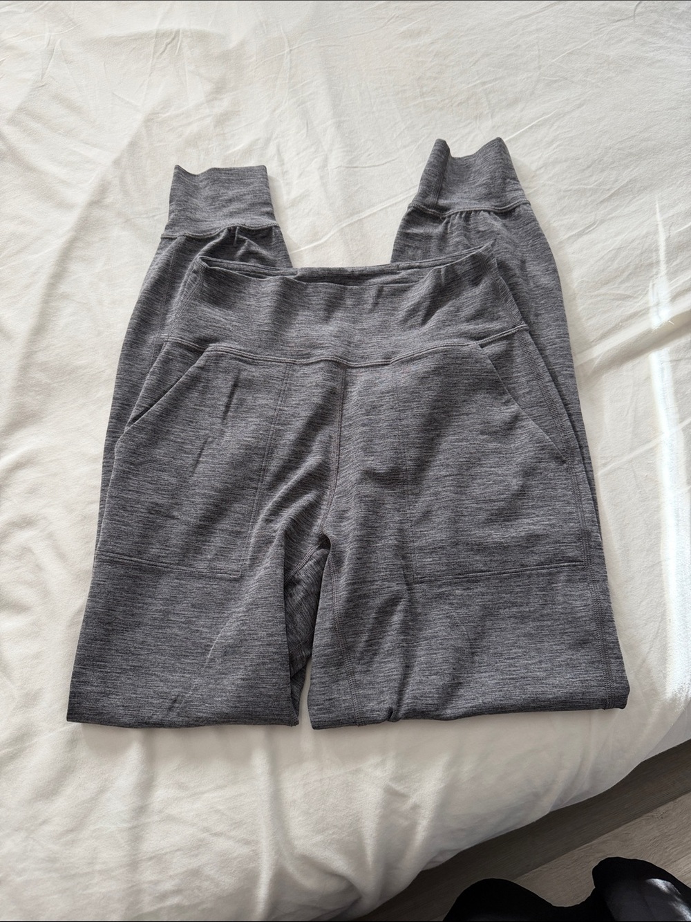 lululemon athletica Heathered Gray High-Rise Joggers